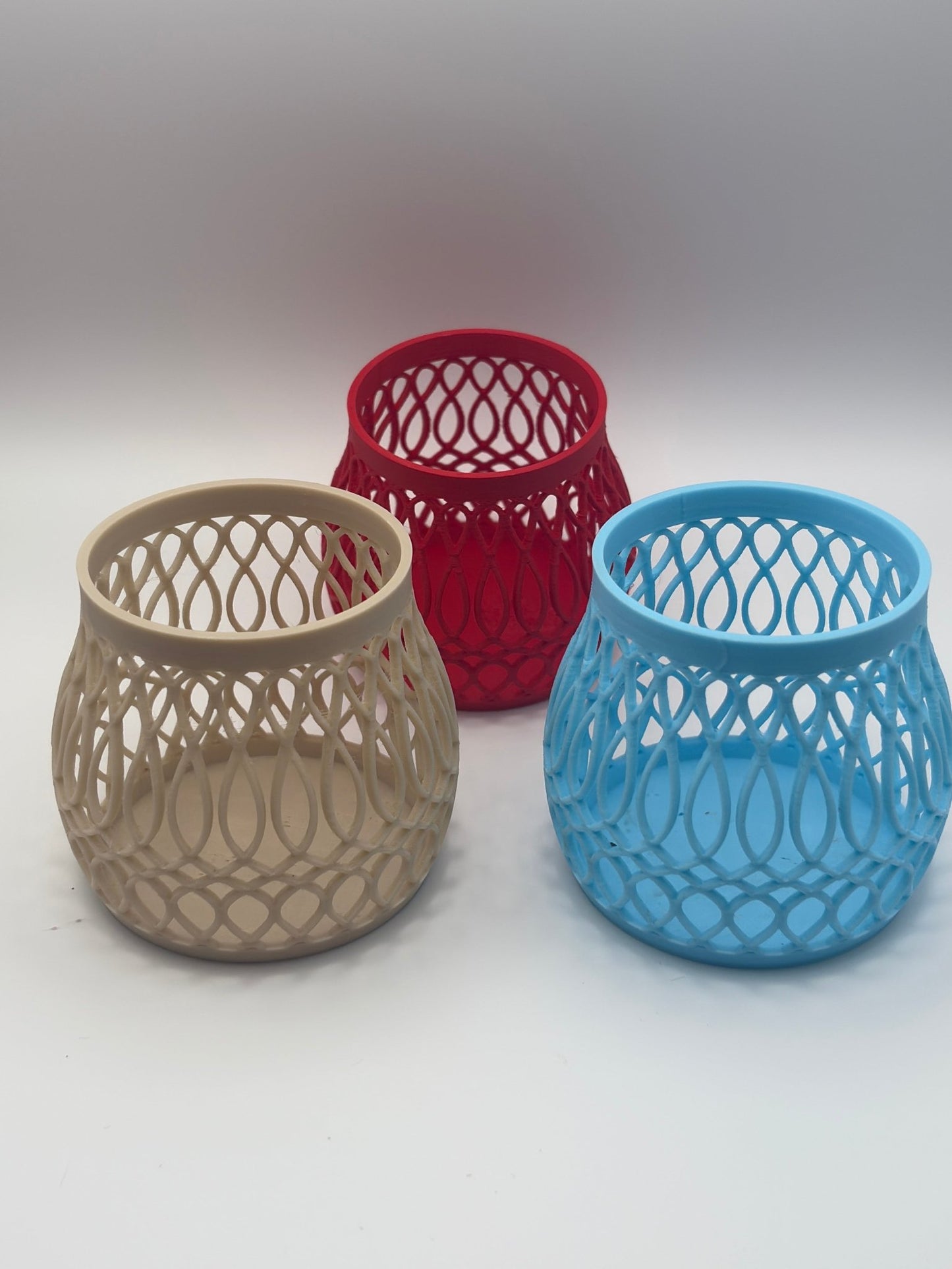 Curved Body Airflow Lattice Orchid Pot