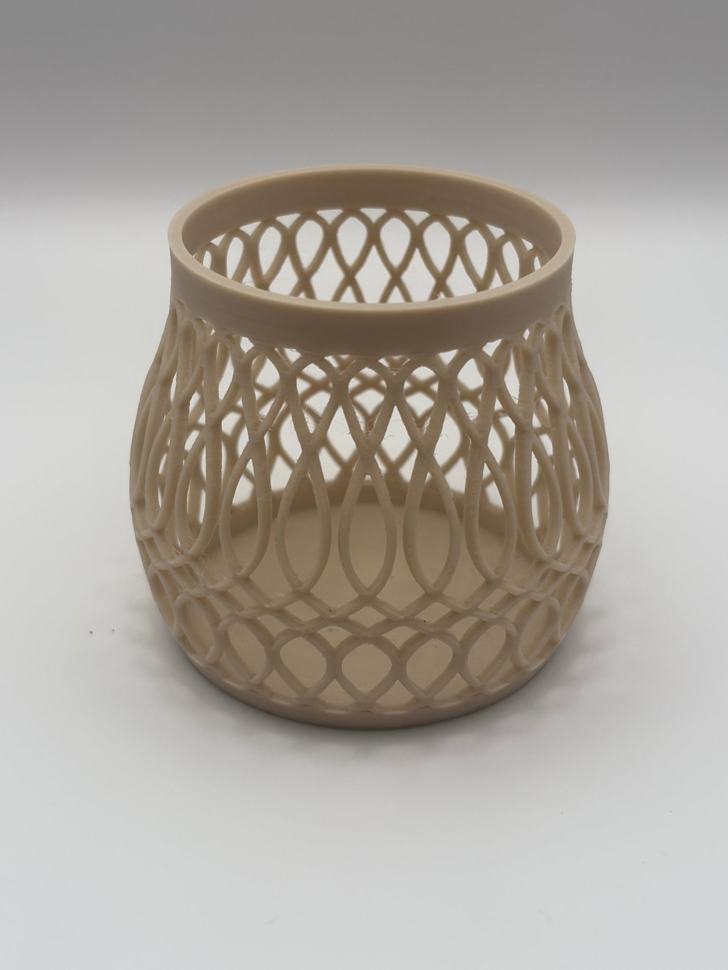 Curved Body Airflow Lattice Orchid Pot