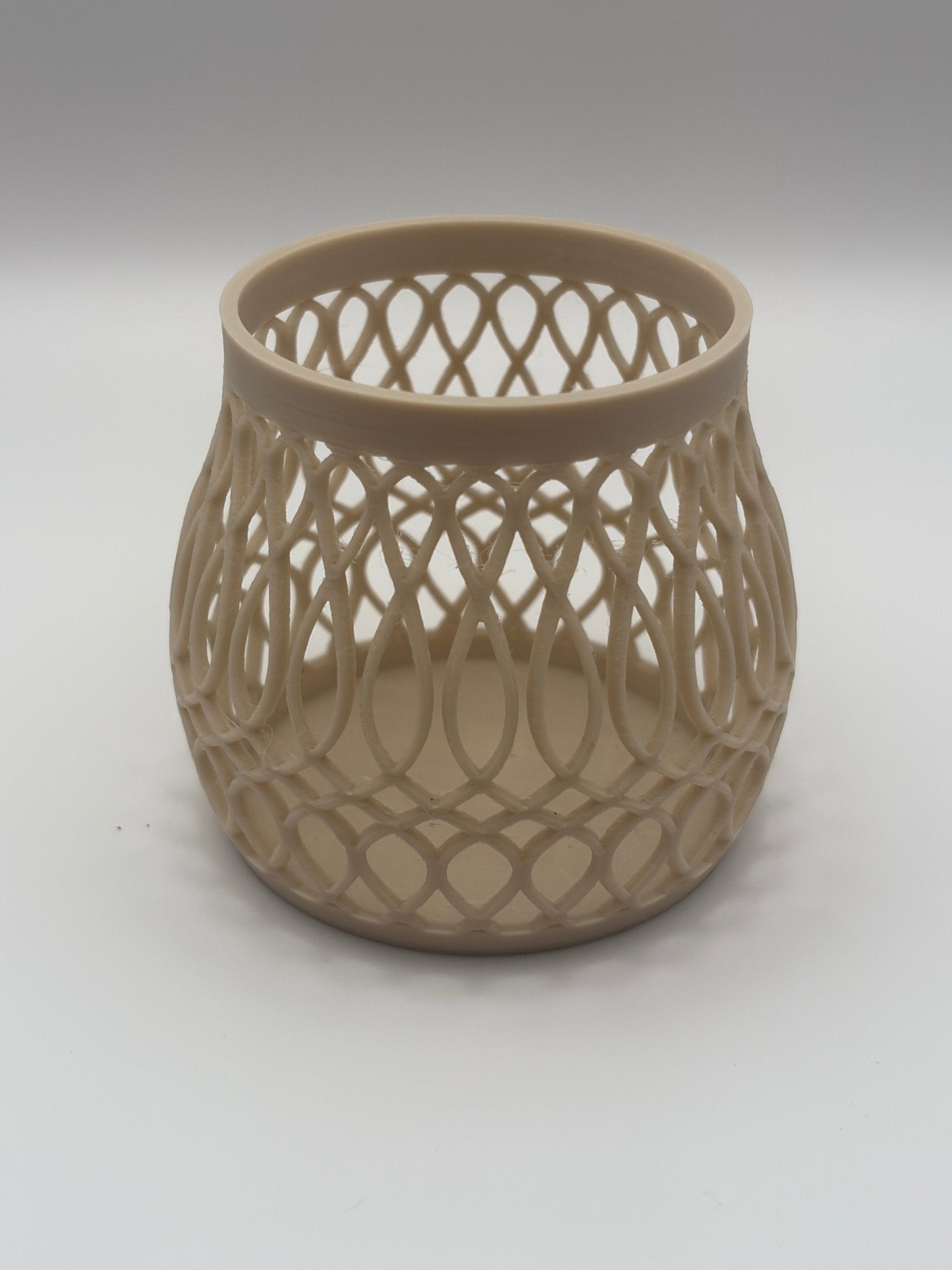 Curved Body Airflow Lattice Orchid Pot