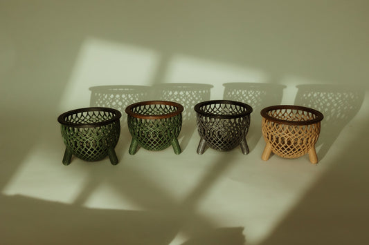 Premium Air - Flow Orchid Pot – Neofinetia / Vanda Style (Lattice Design)