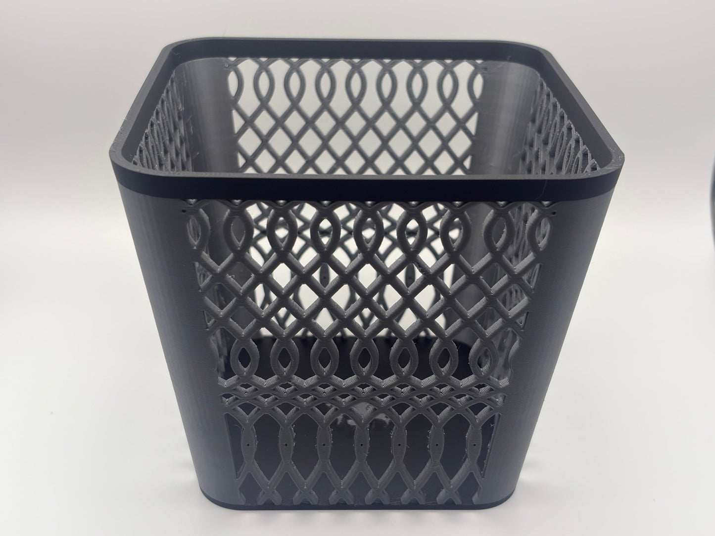 Square Lattice Airflow Orchid Pot – Modern Root - Breathing Design
