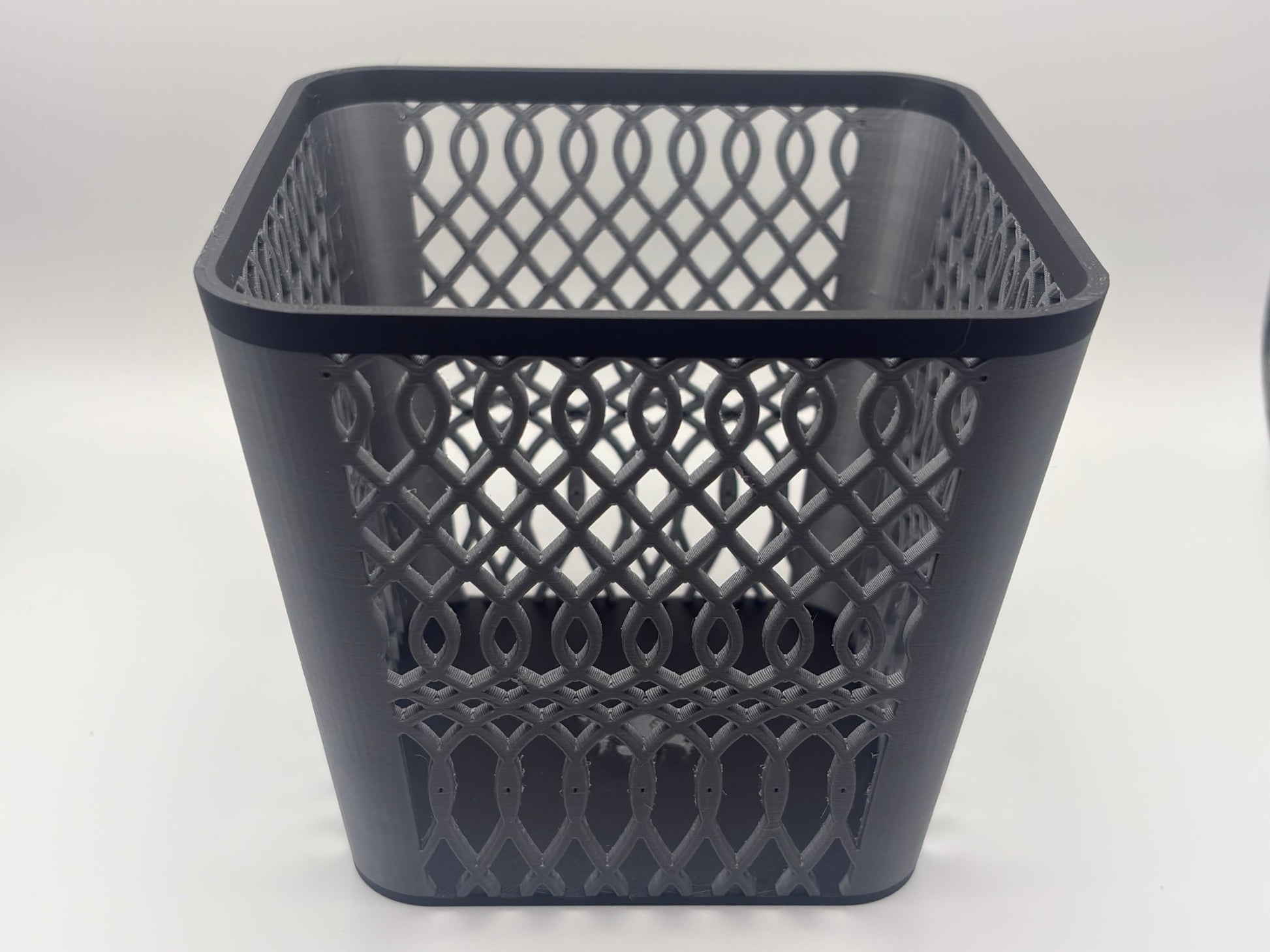 Square Lattice Airflow Orchid Pot – Modern Root - Breathing Design